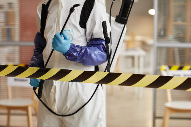 Professional Biohazard Cleanup technician working in Runnemede, NJ